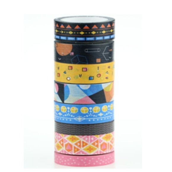 Miliko ABSTRACTION COLLECTION WASHI TAPE 10 PACK - Picture 4 of 5